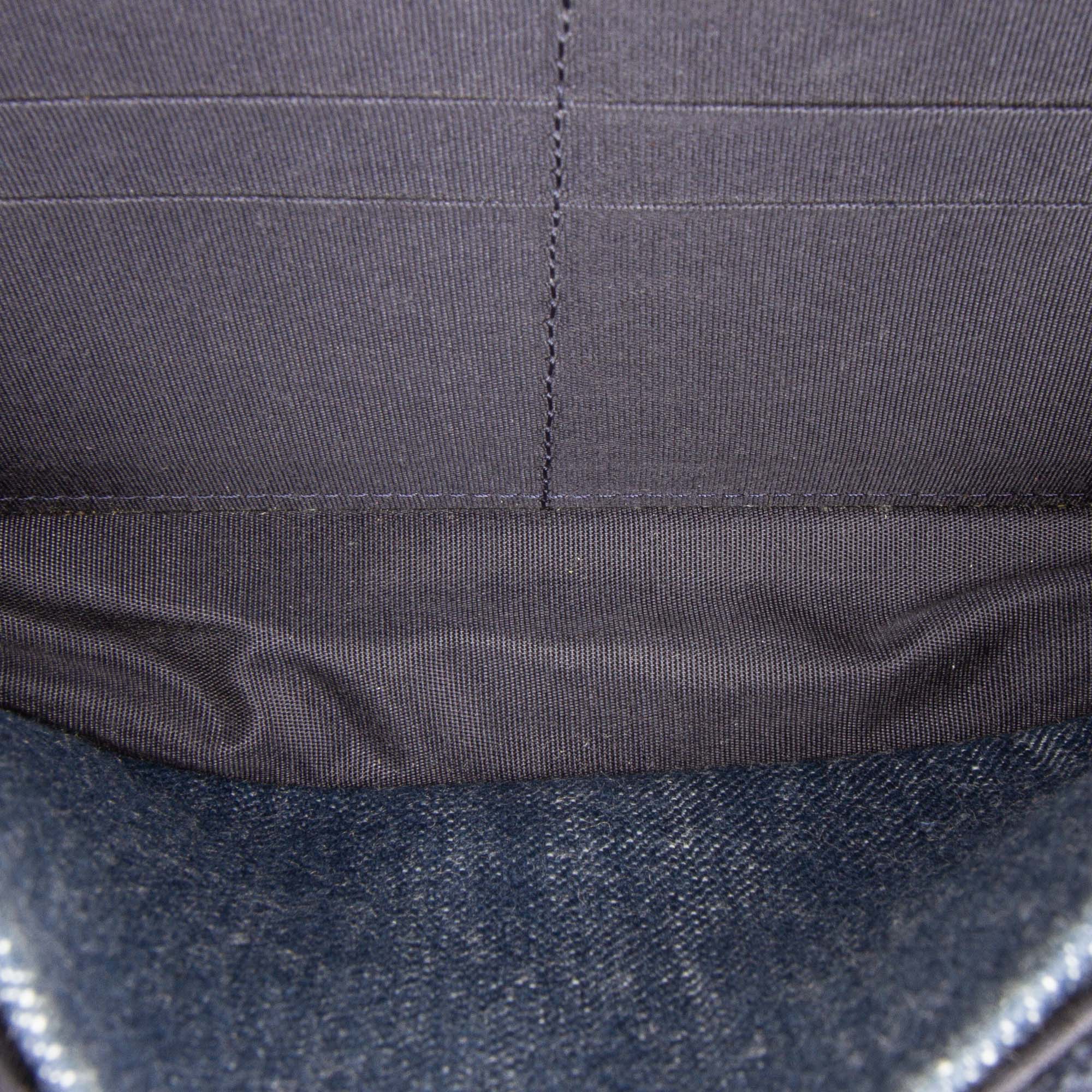 Denim and Velvet Wallet On Chain