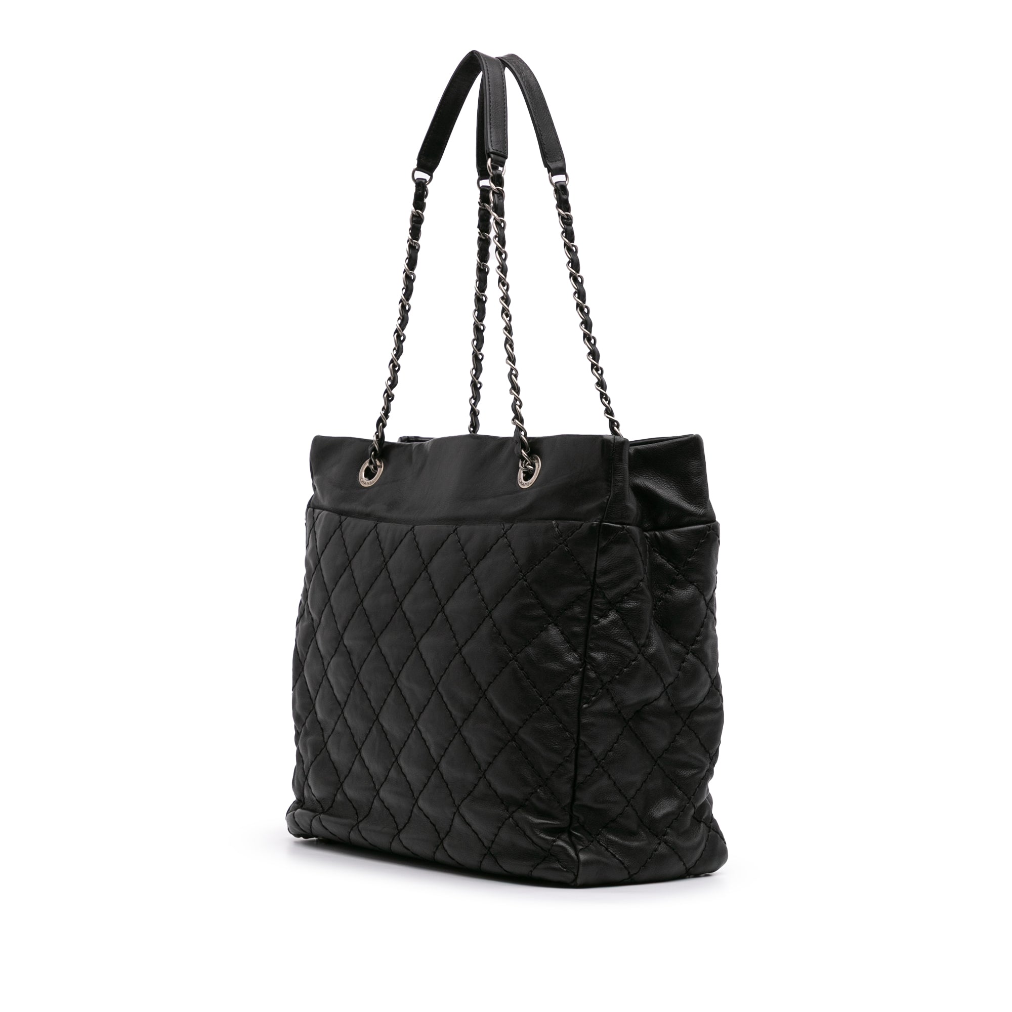 Large Quilted Calfskin Stitch It Tote