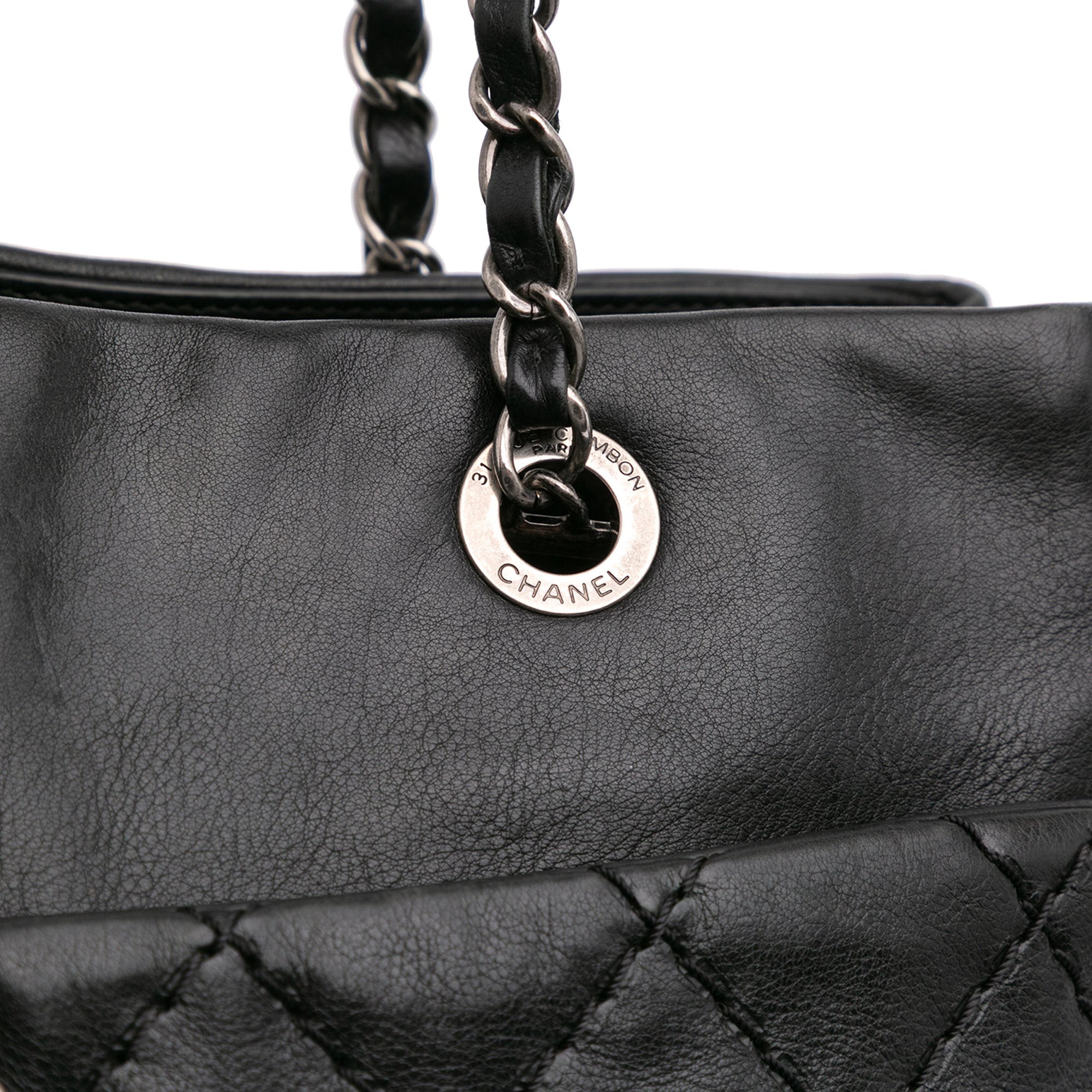 Large Quilted Calfskin Stitch It Tote