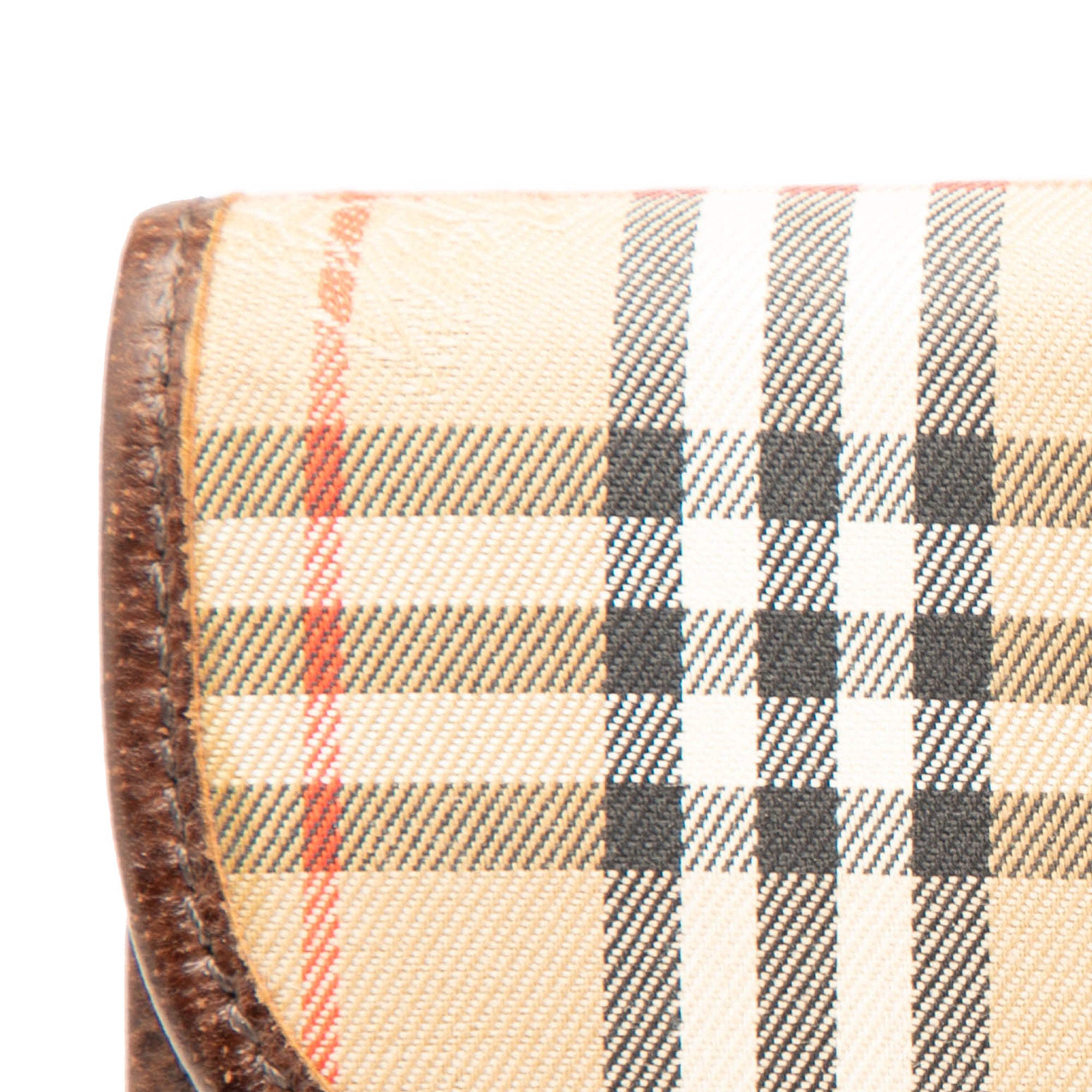 Haymarket Check Canvas Pouch
