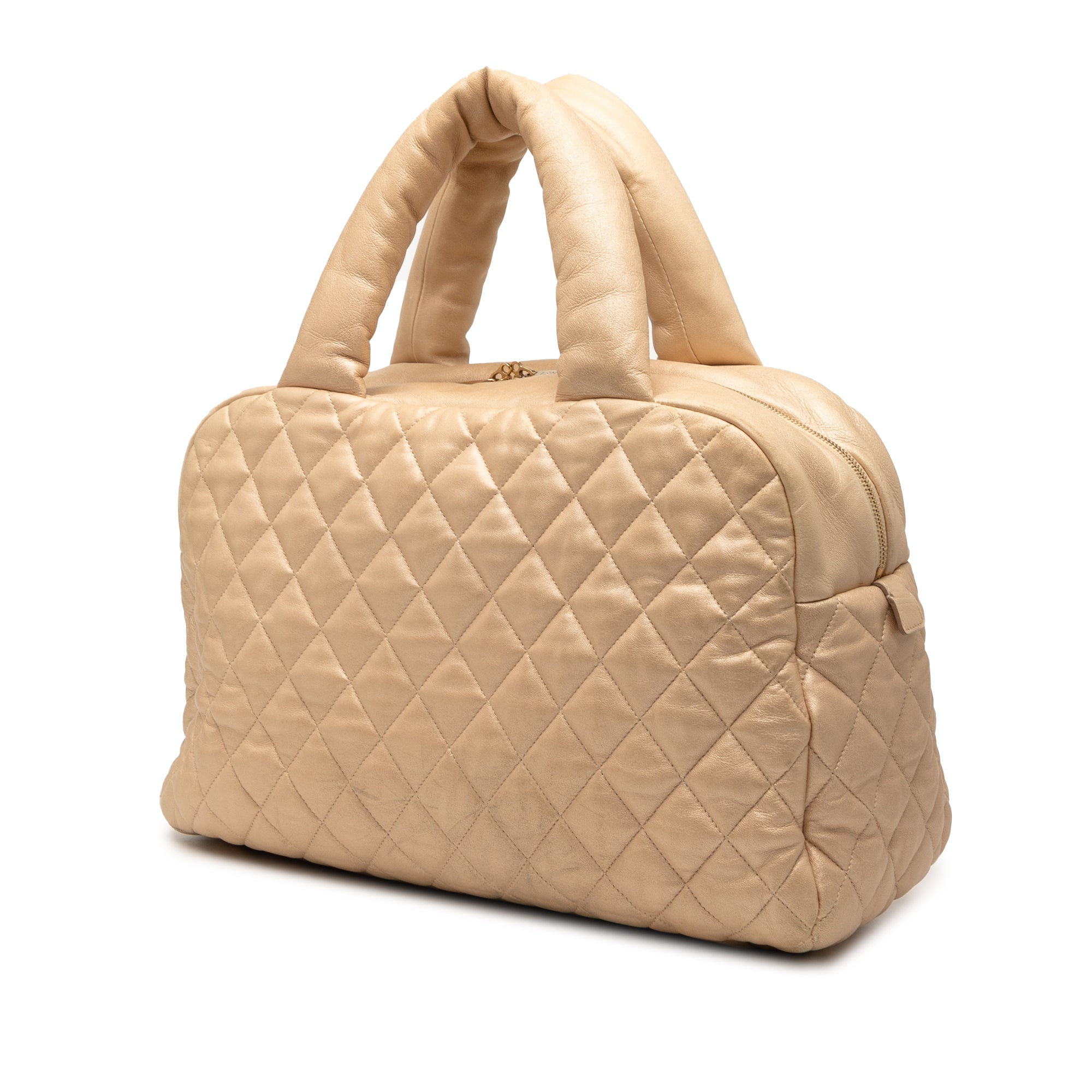 Quilted Lambskin Coco Cocoon Bowler Bag