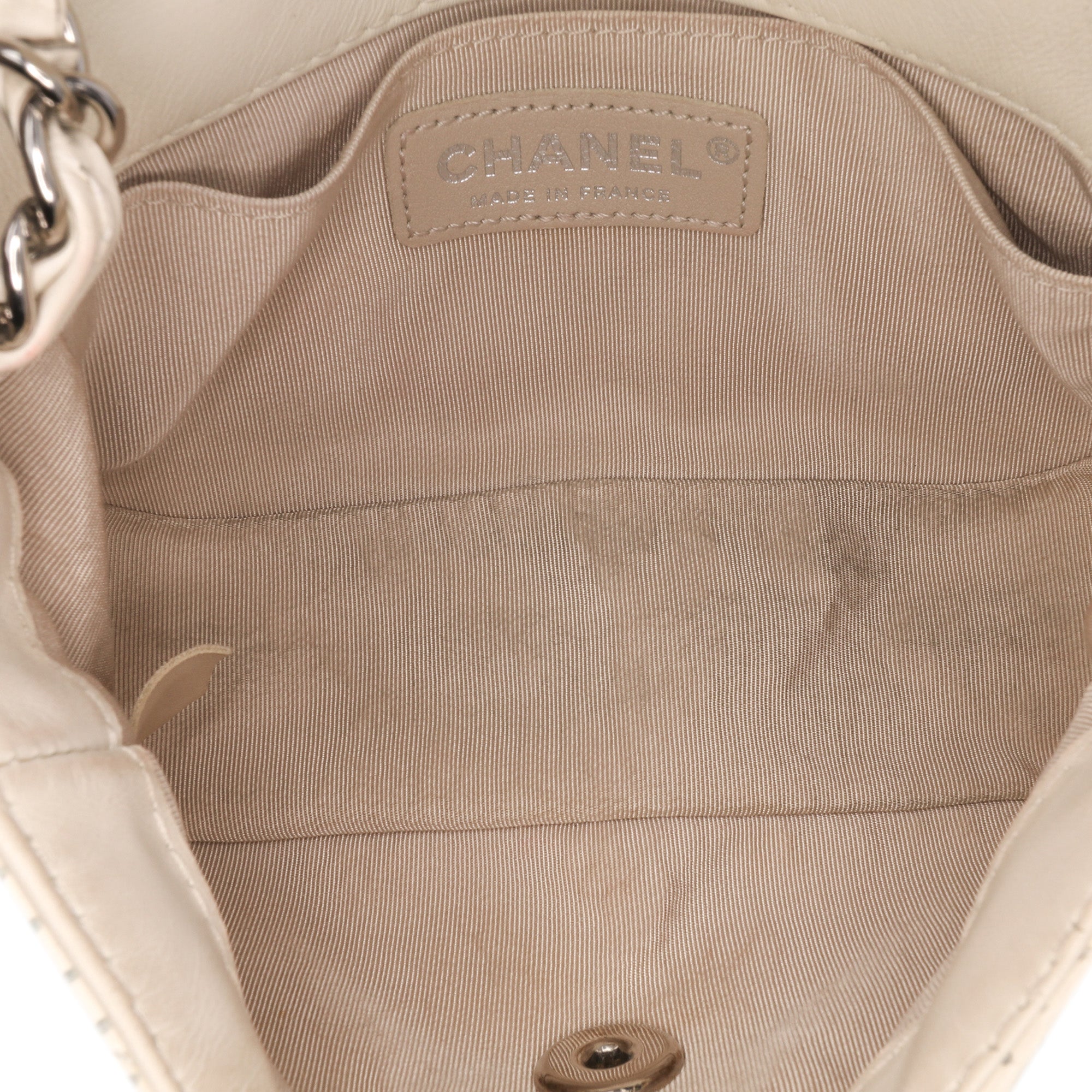 Mini Perforated Lambskin Punch Flap