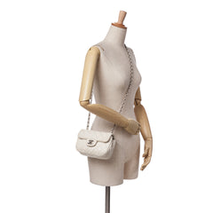 Mini Perforated Lambskin Punch Flap