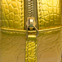 Paris-New York Coco Croc Round Crossbody Bag