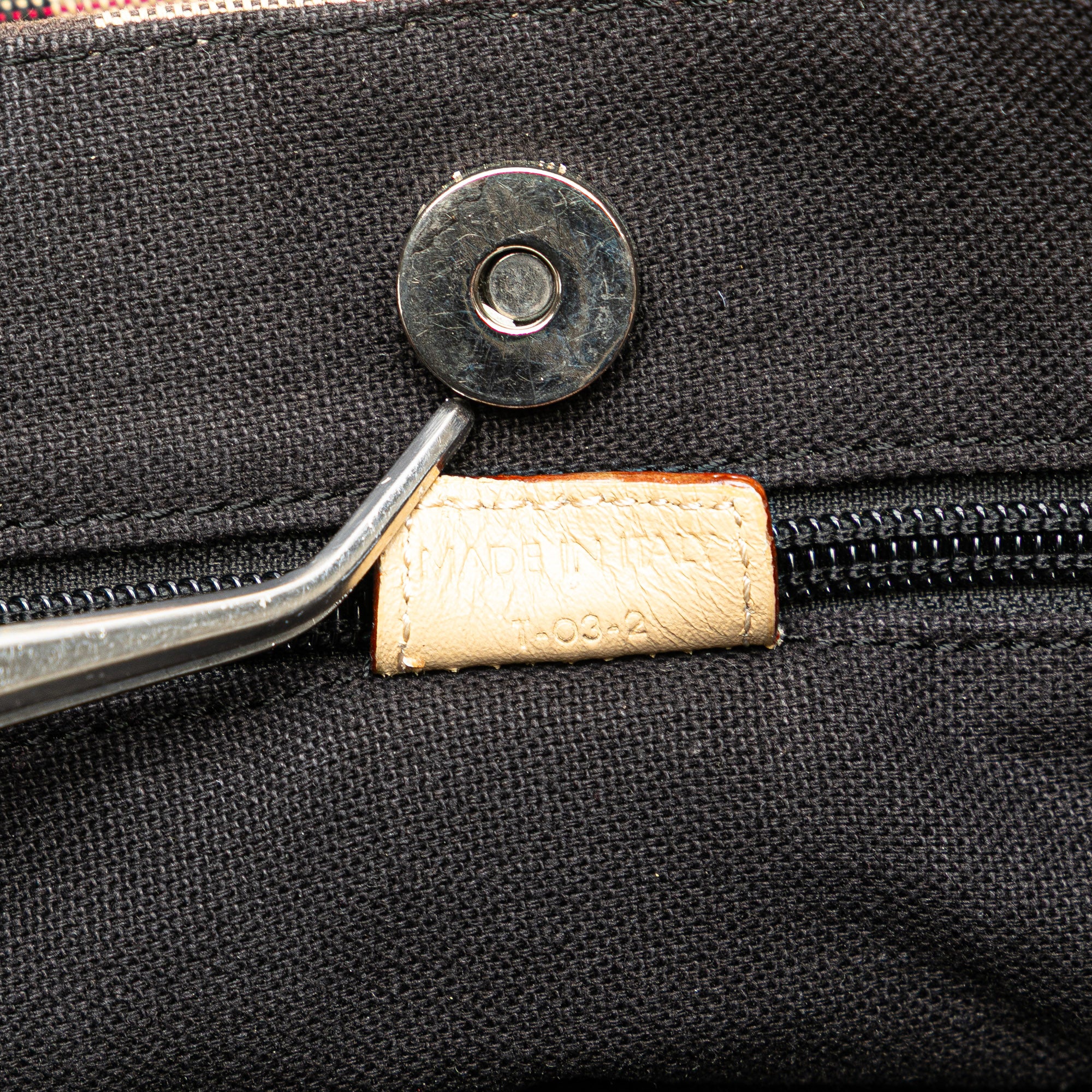 House Check Canvas Tote
