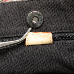 House Check Canvas Tote