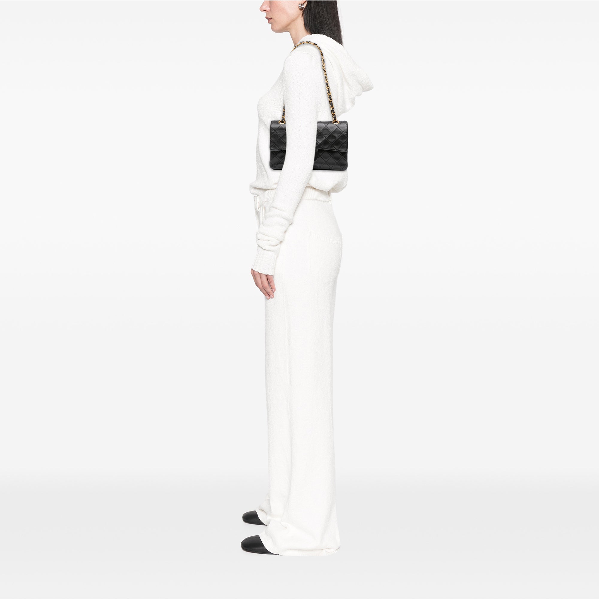 Small Classic Lambskin Double Flap