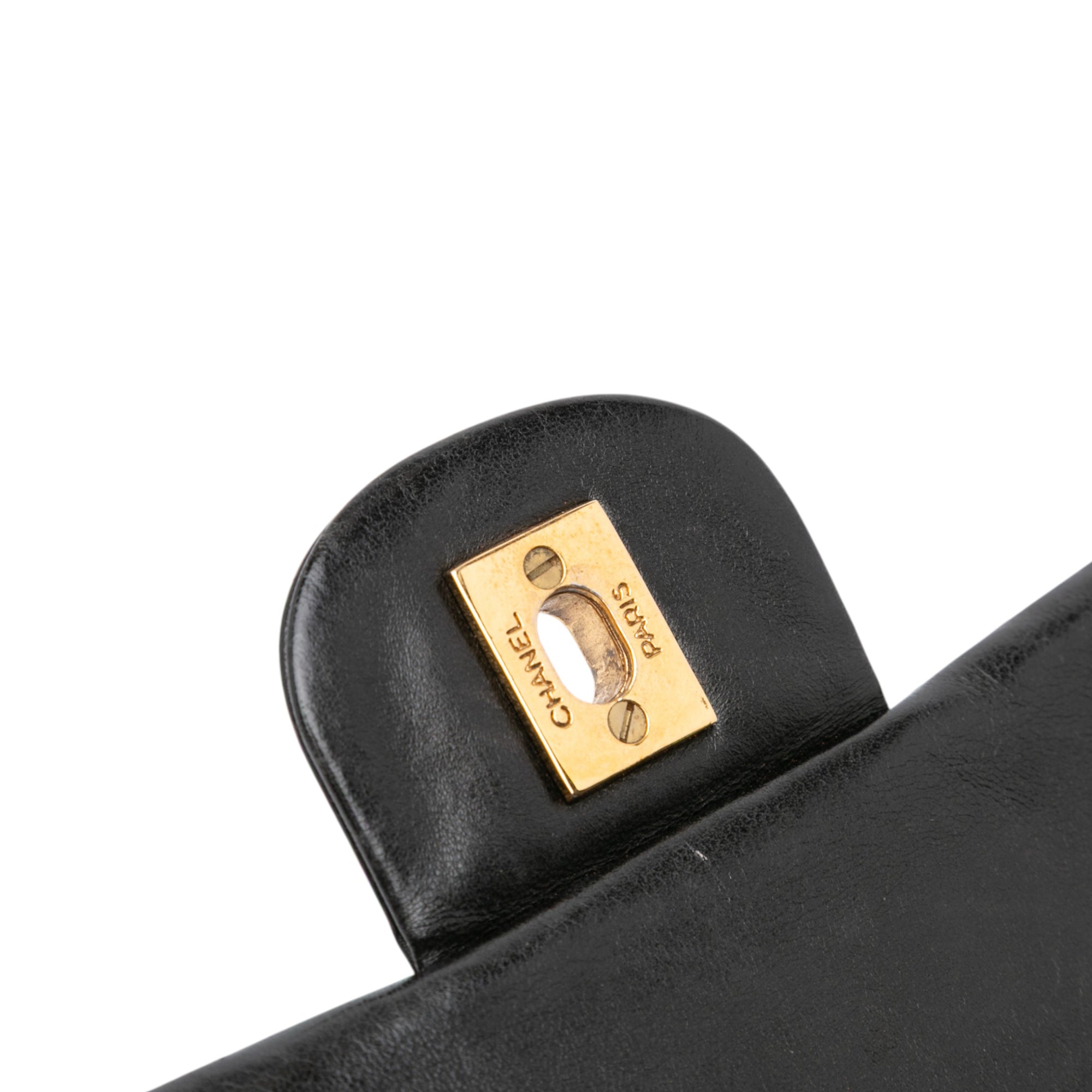 Small Classic Lambskin Double Flap