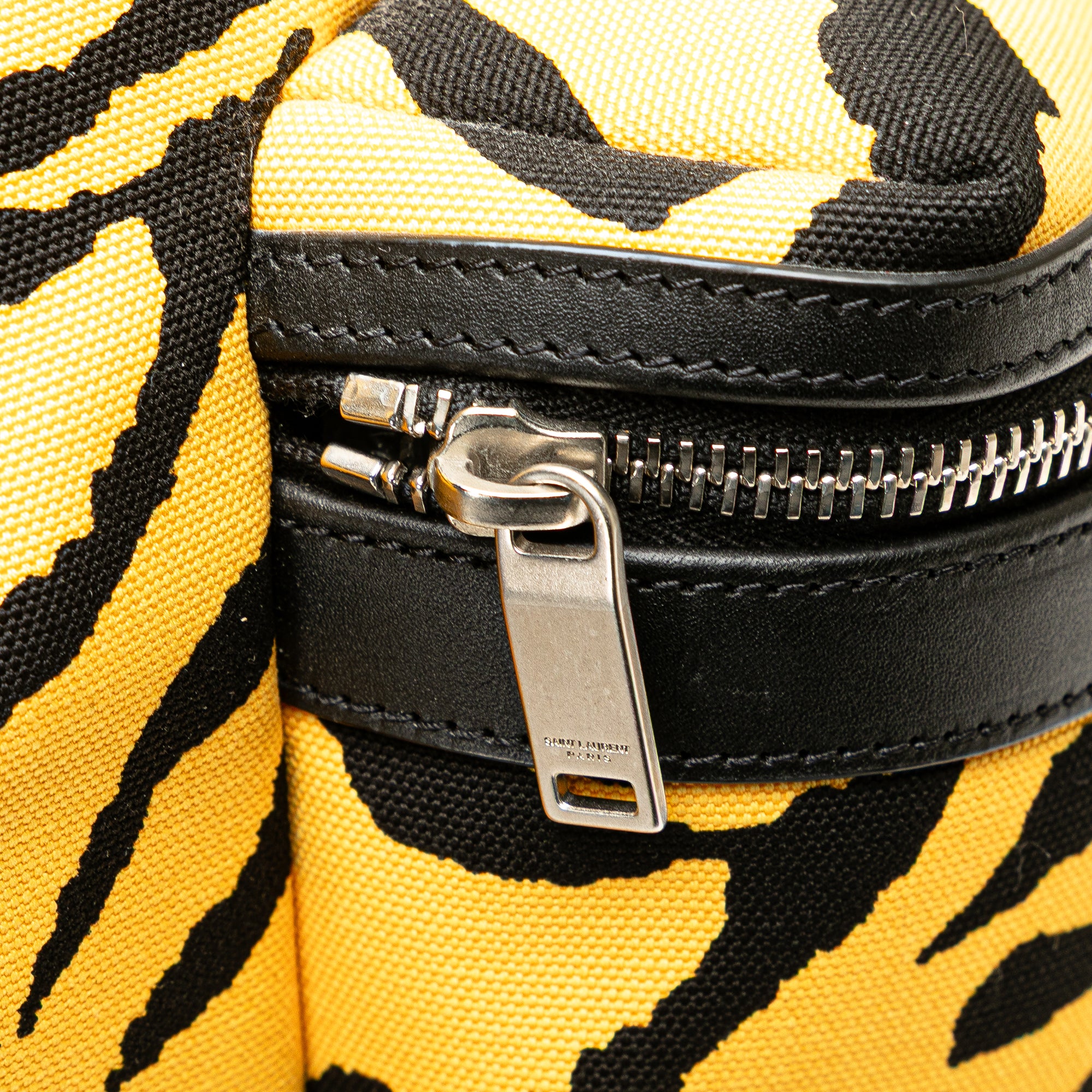Canvas Zebra Print City Backpack