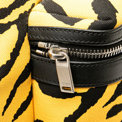 Canvas Zebra Print City Backpack