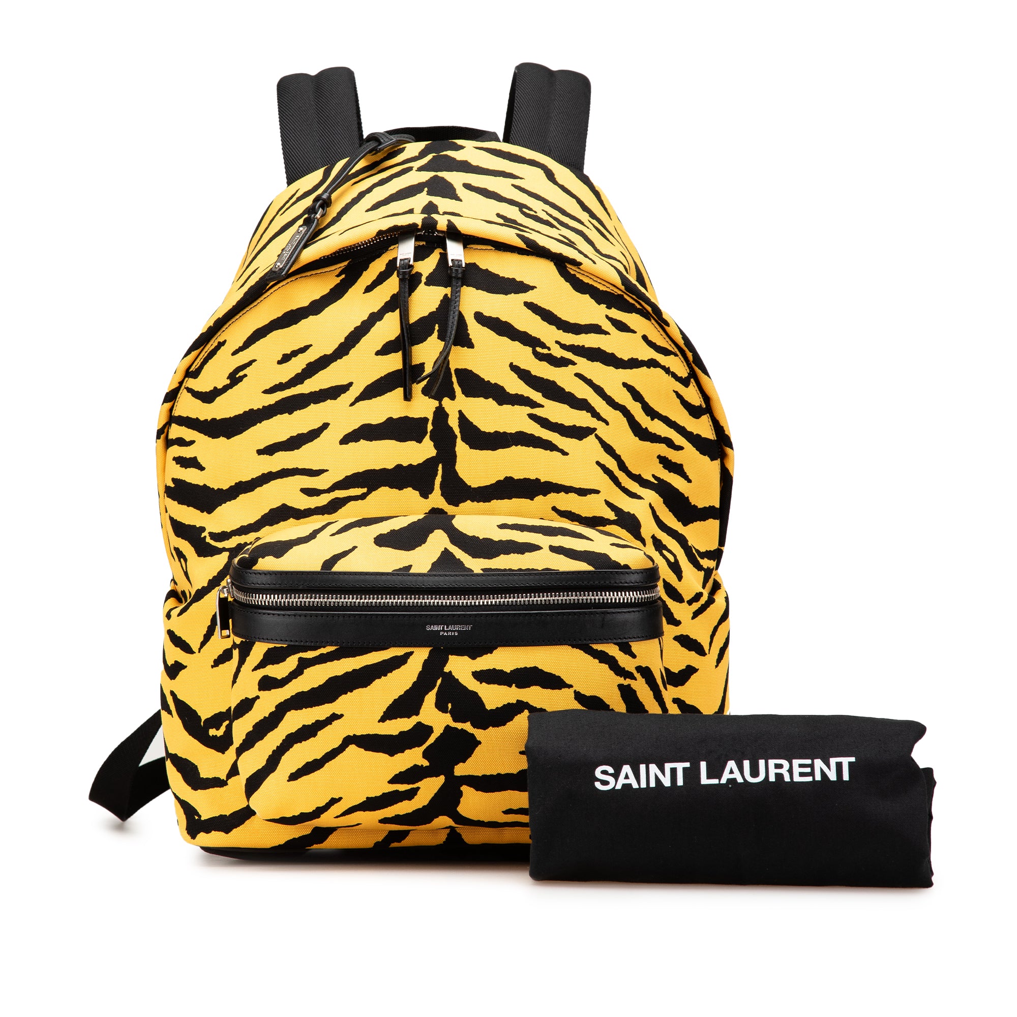 Canvas Zebra Print City Backpack