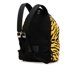 Canvas Zebra Print City Backpack