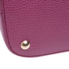 Dollar Calfskin Lady Dome Satchel