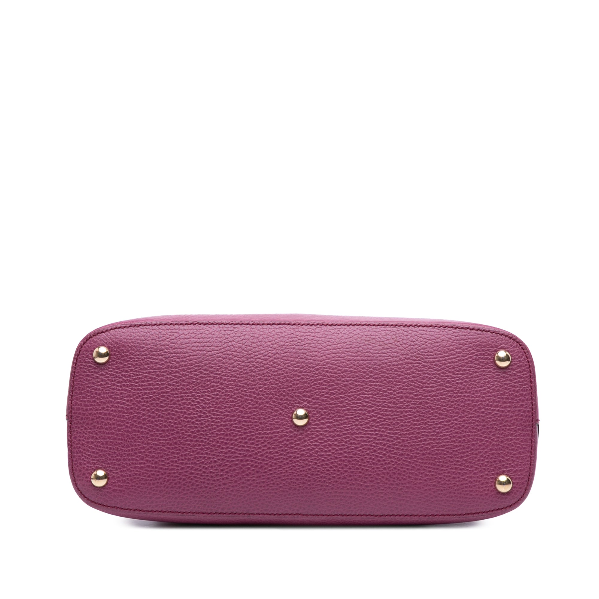 Dollar Calfskin Lady Dome Satchel