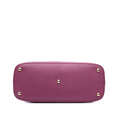 Dollar Calfskin Lady Dome Satchel