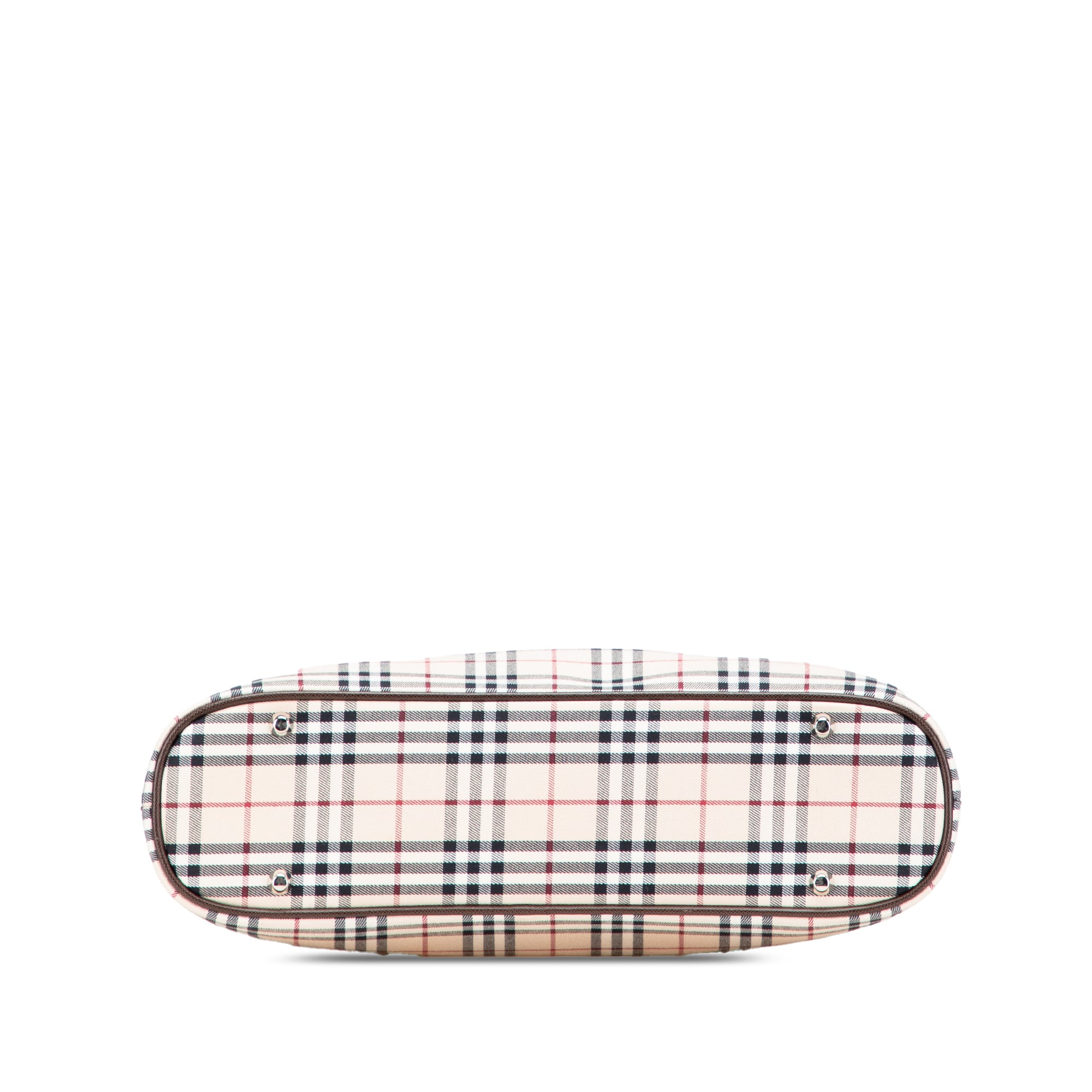 House Check Canvas Handbag