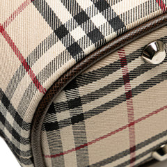 House Check Canvas Handbag