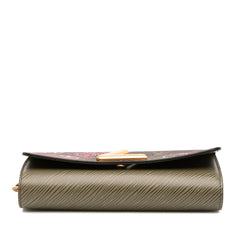 Kansai Yamamoto Monogram and Epi Kabuki Twist Wallet on Chain