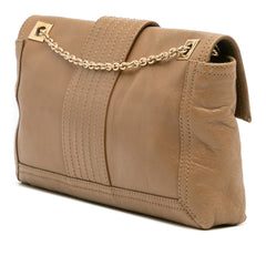 Leather Baguette Chain Flap