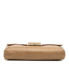 Leather Baguette Chain Flap