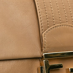 Leather Baguette Chain Flap
