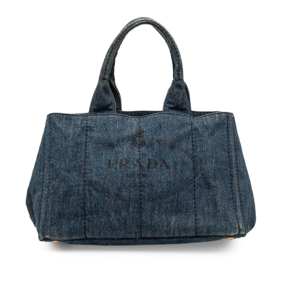 Denim Canapa Logo Satchel