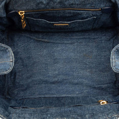 Denim Canapa Logo Satchel