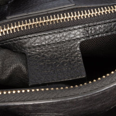 Medium Calfskin Bamboo Shopper Satchel