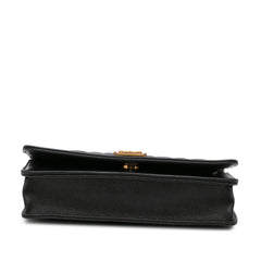Quilted Caviar Boy Wallet on Chain