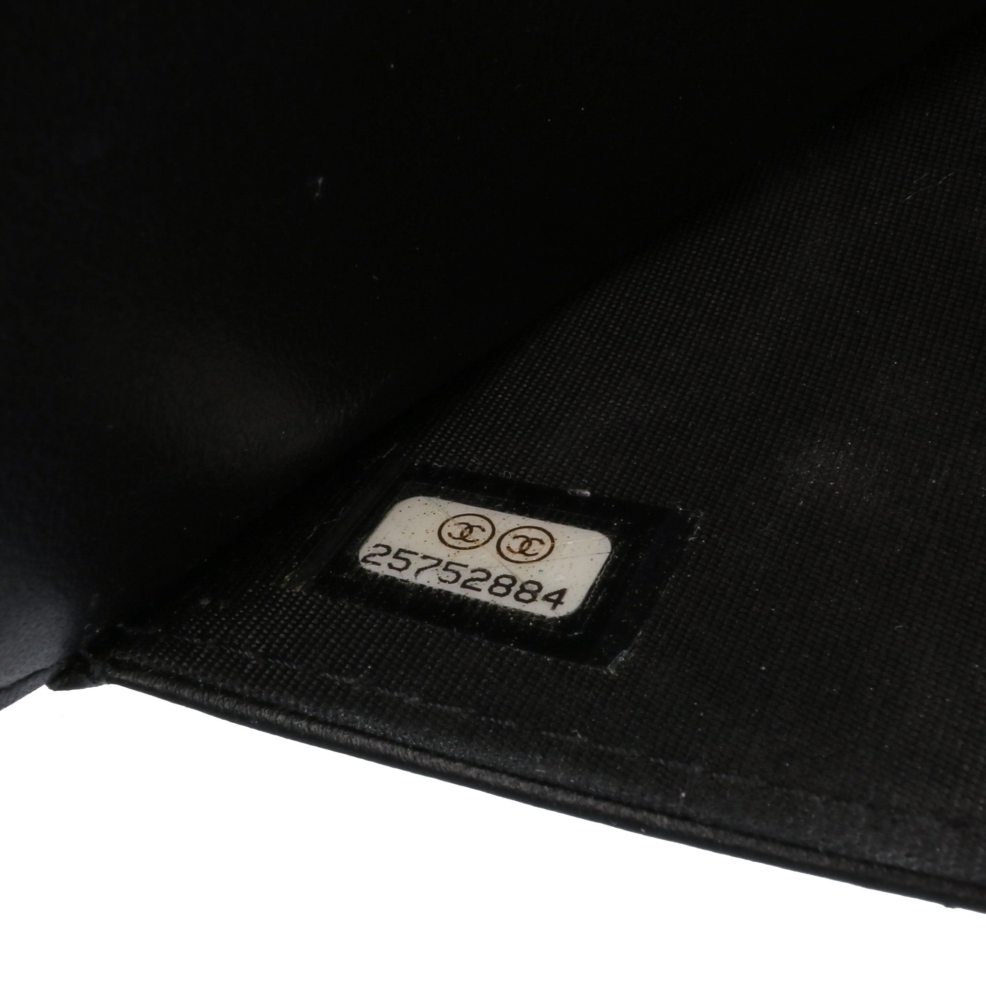 Quilted Caviar Boy Wallet on Chain