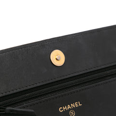 Quilted Caviar Boy Wallet on Chain