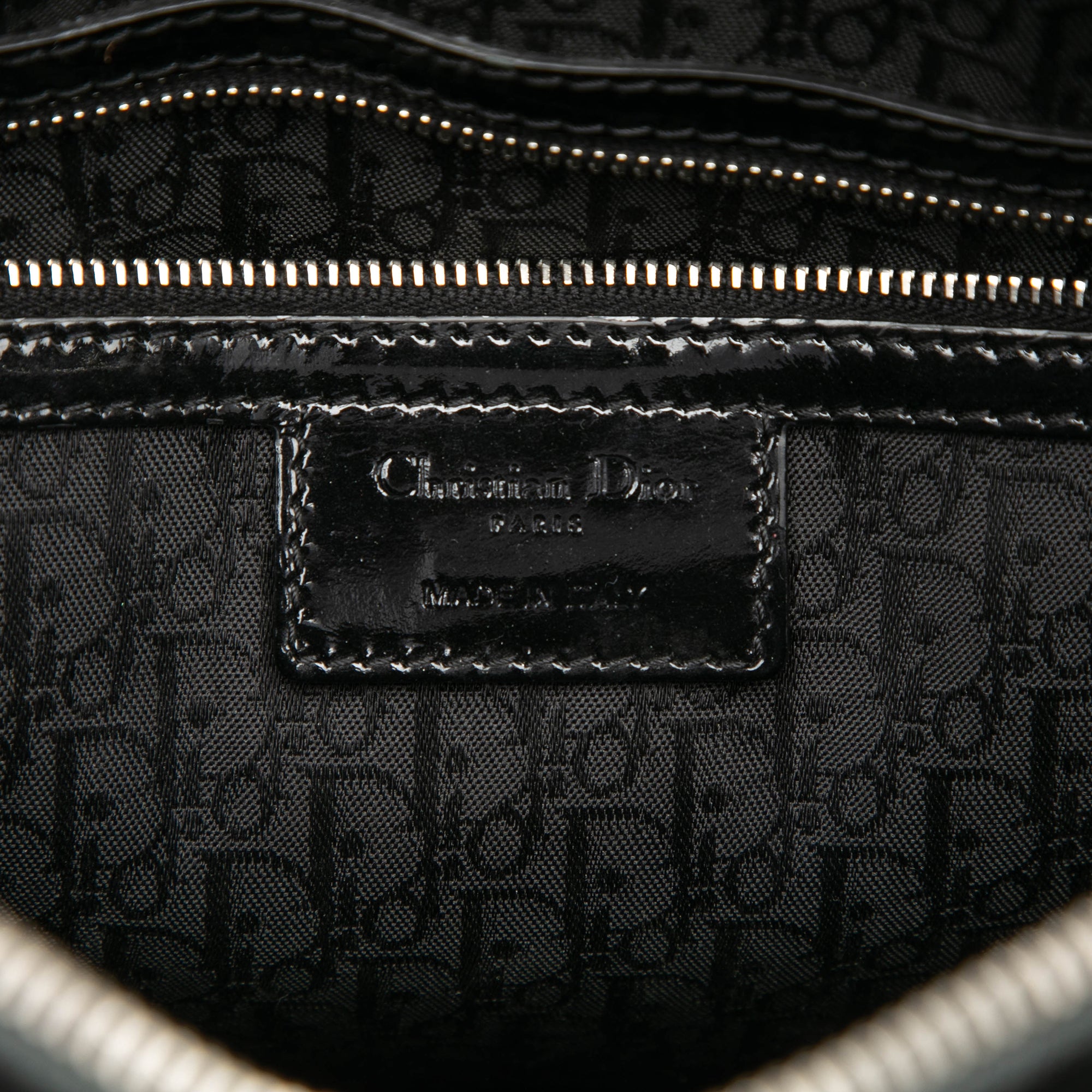 Large Patent Cannage Lady Dior