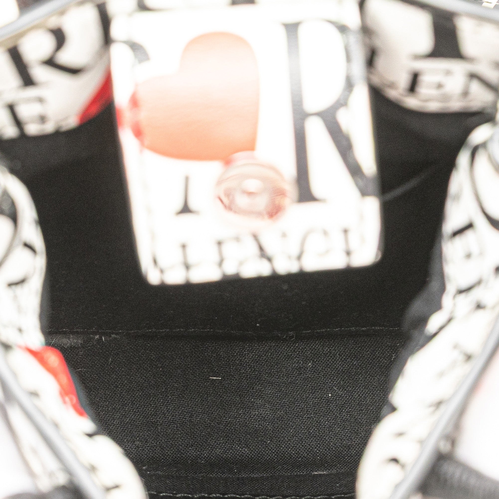 Mini Calfskin Bonjour Paris Shopping Phone Holder