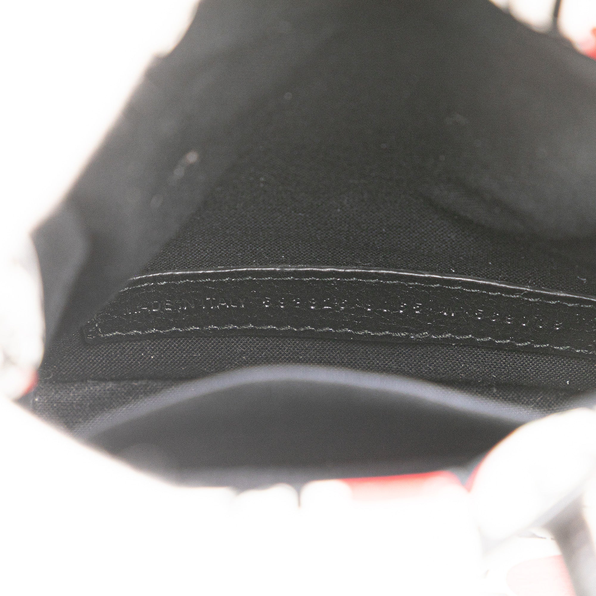 Mini Calfskin Bonjour Paris Shopping Phone Holder