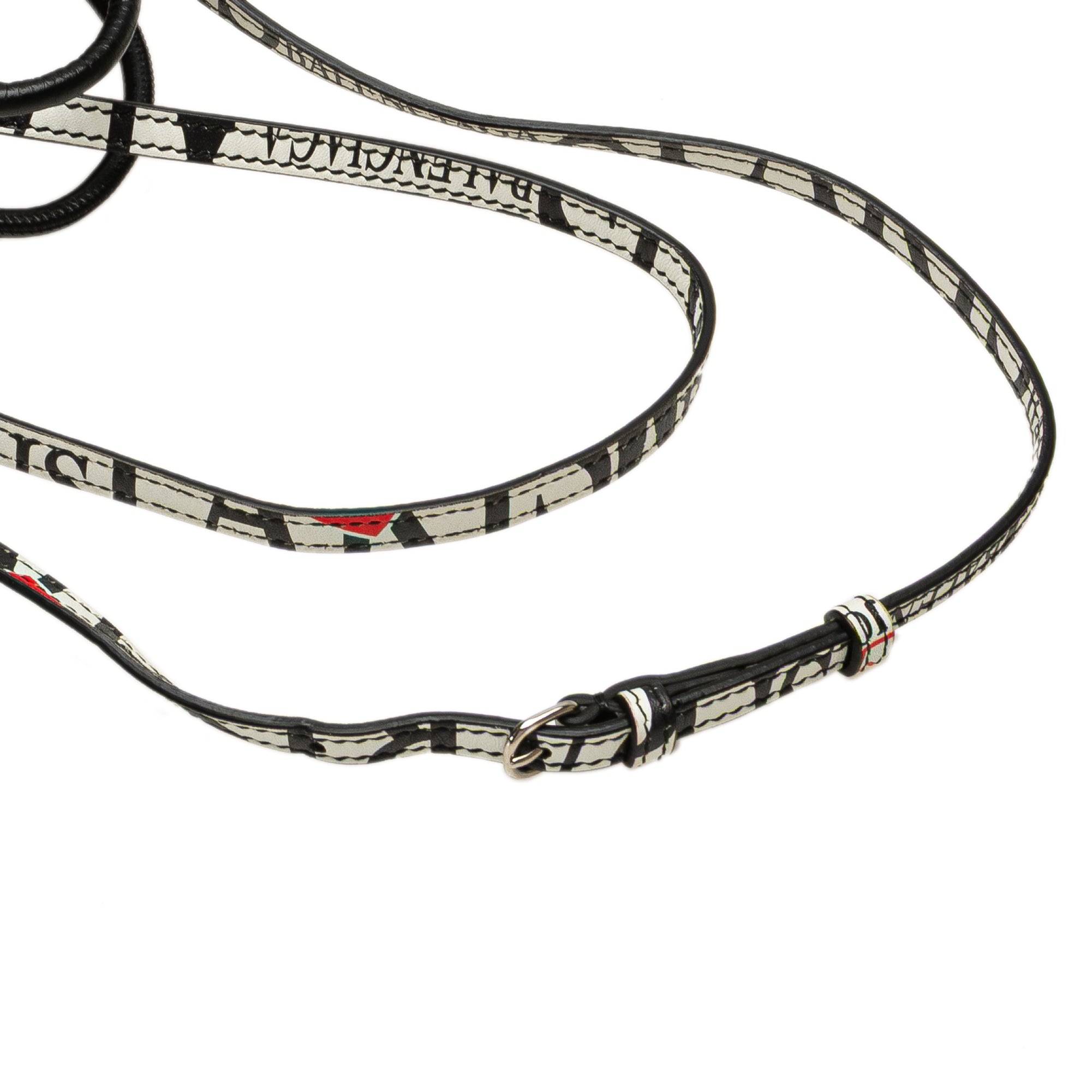 Mini Calfskin Bonjour Paris Shopping Phone Holder