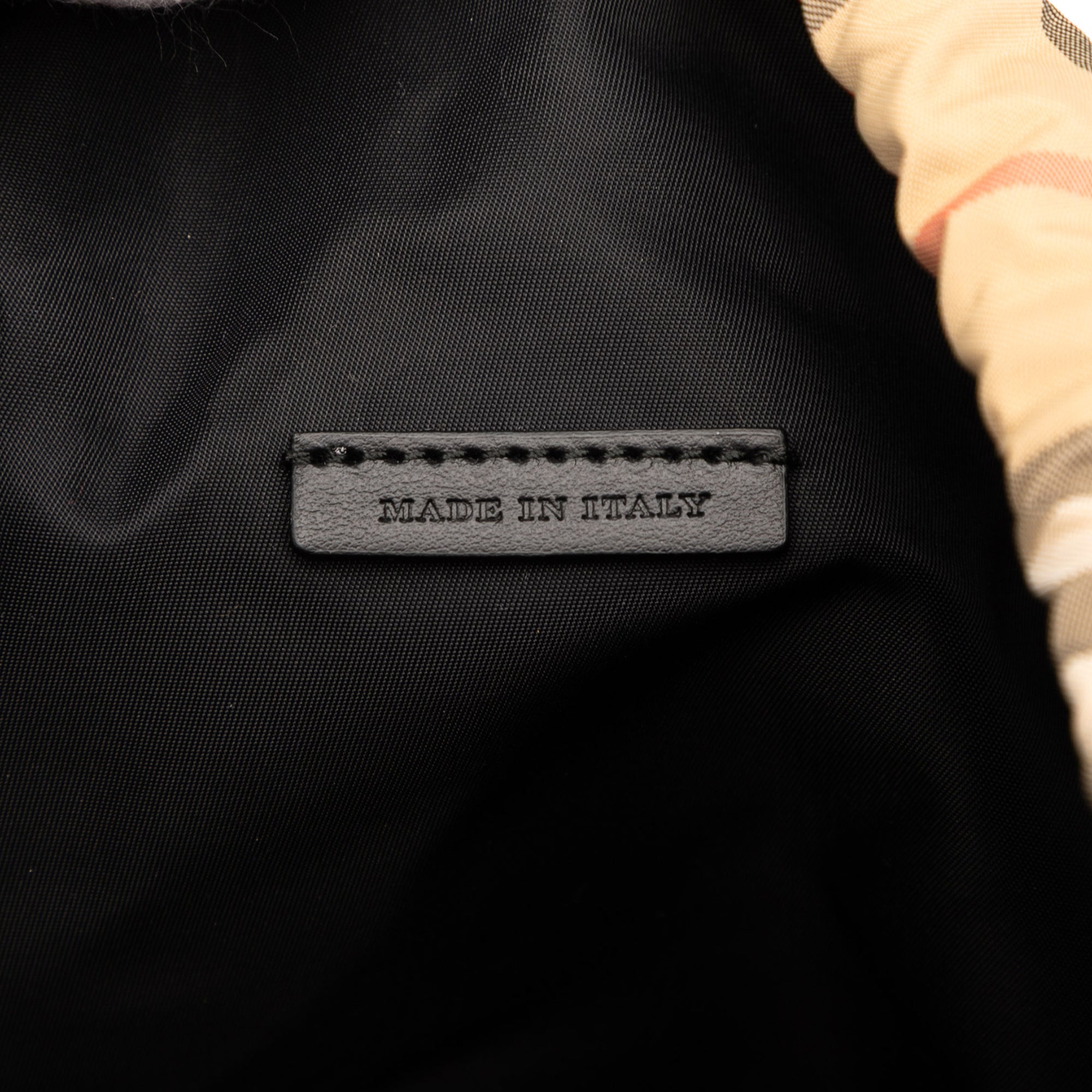 House Check Nylon Logo Print Wilfin Backpack