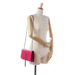 Medium Embossed Kate Tassel Crossbody