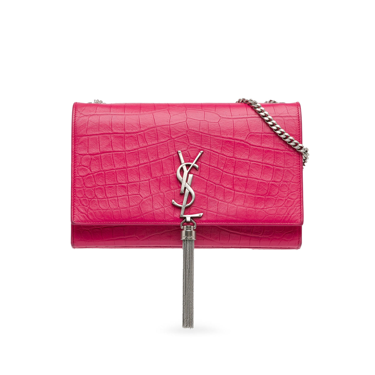 Medium Embossed Kate Tassel Crossbody