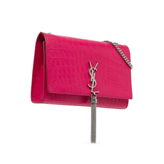Medium Embossed Kate Tassel Crossbody