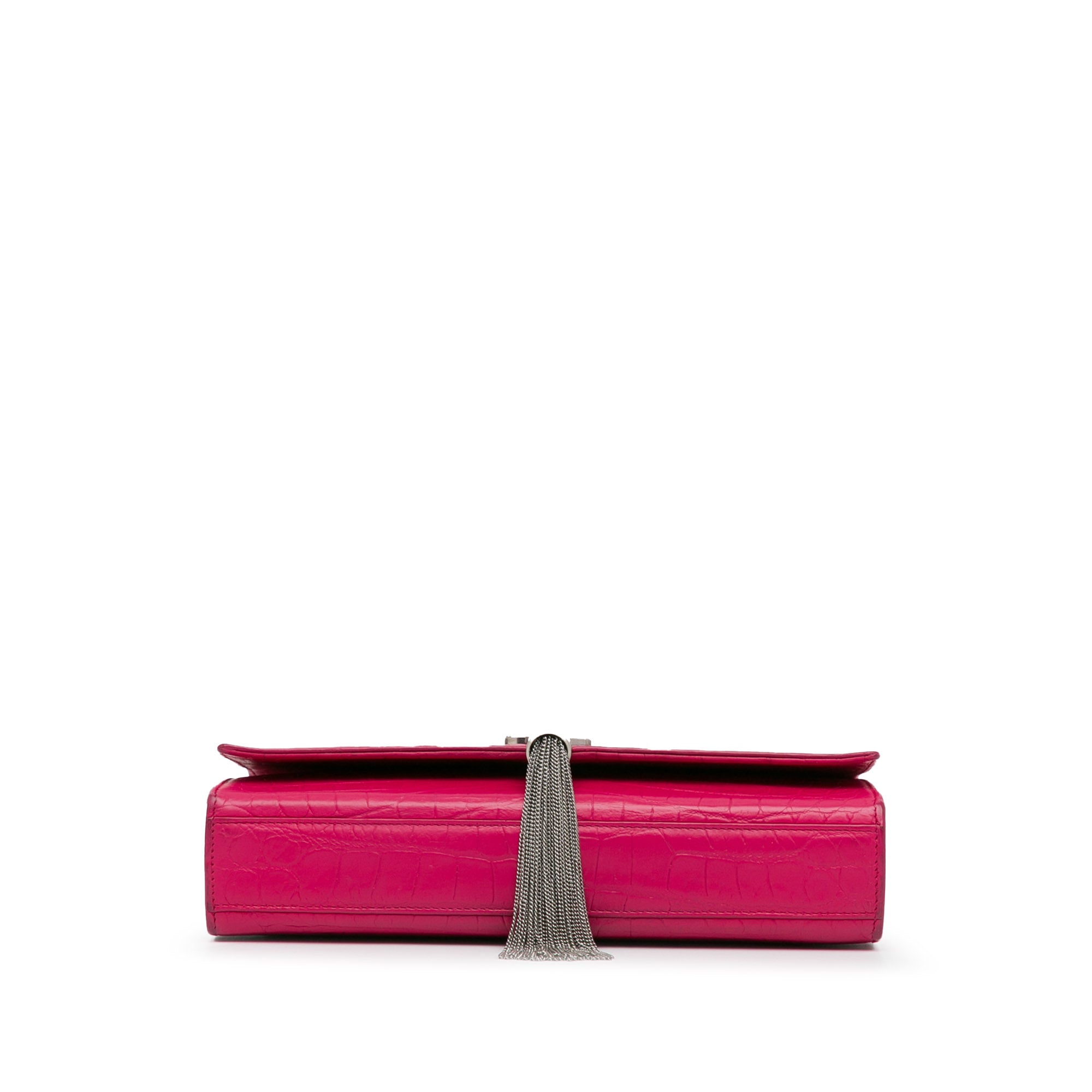 Medium Embossed Kate Tassel Crossbody