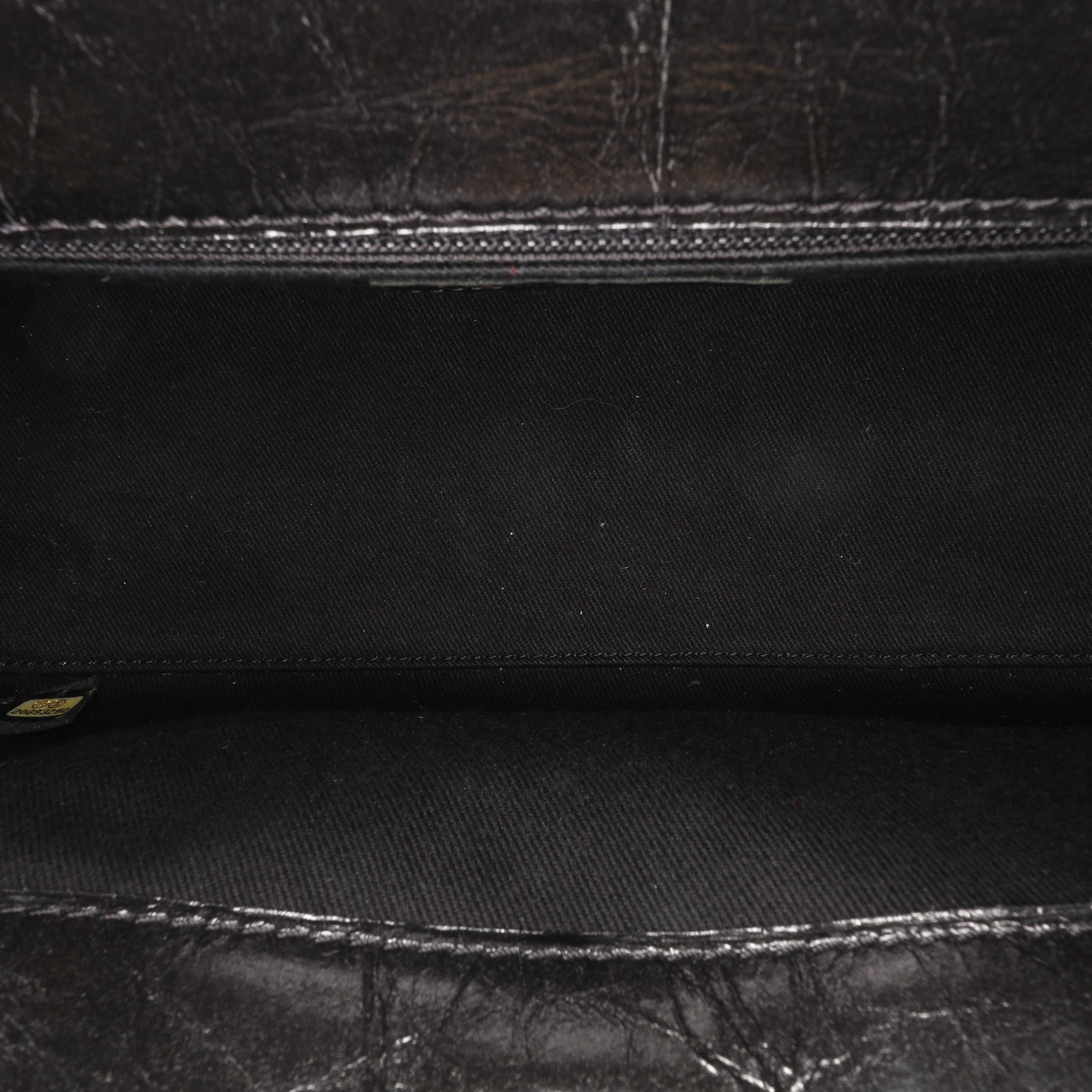 Reissue 2.55 Glazed Crackled Calfskin Shopping Bag