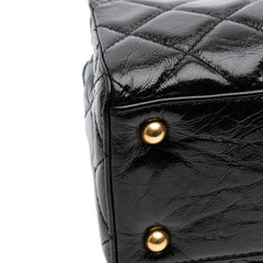 Reissue 2.55 Glazed Crackled Calfskin Shopping Bag