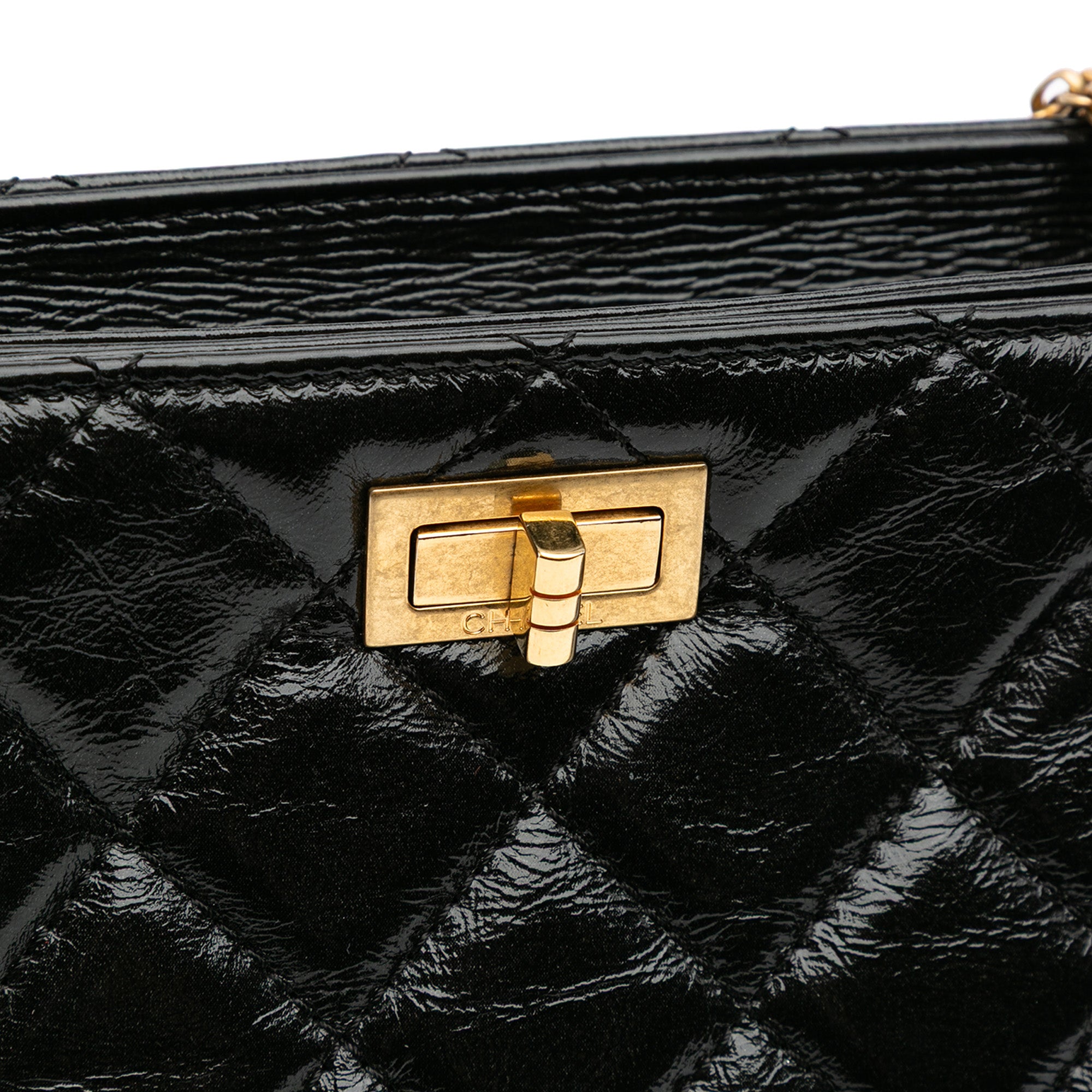 Reissue 2.55 Glazed Crackled Calfskin Shopping Bag