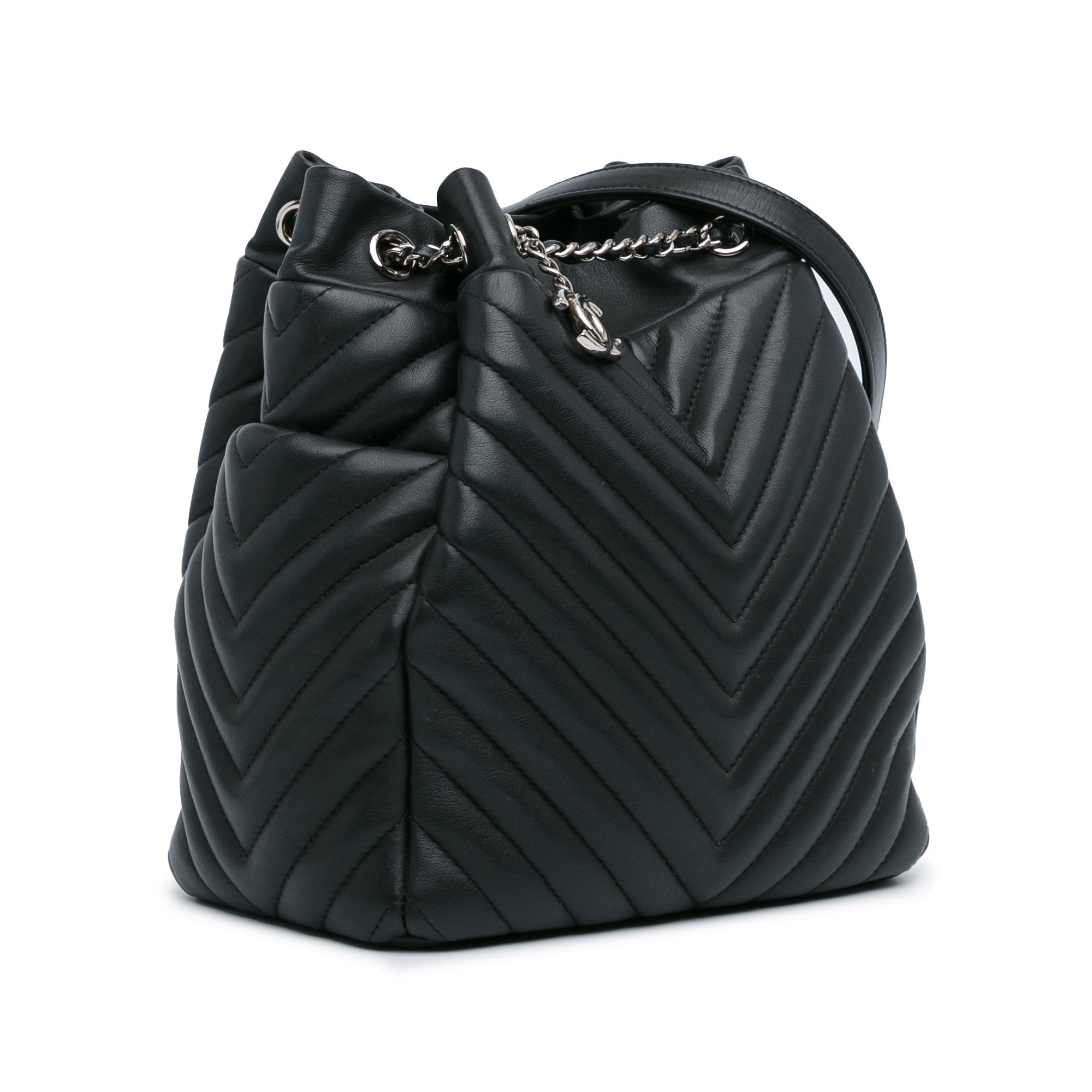 Chevron Calfskin Urban Spirit Bucket Bag_1