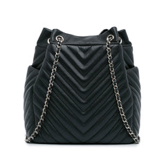 Chevron Calfskin Urban Spirit Bucket Bag_2