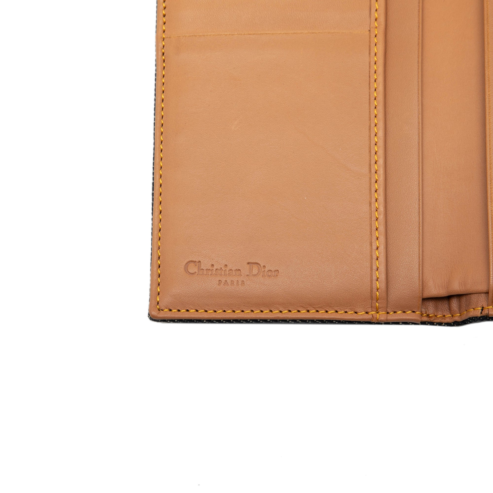Denim Saddle Trifold Continental Wallet