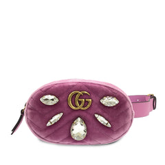 GG Marmont Velvet Belt Bag_0