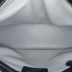 Medium Lambskin And Tweed Cannage Lady Dior