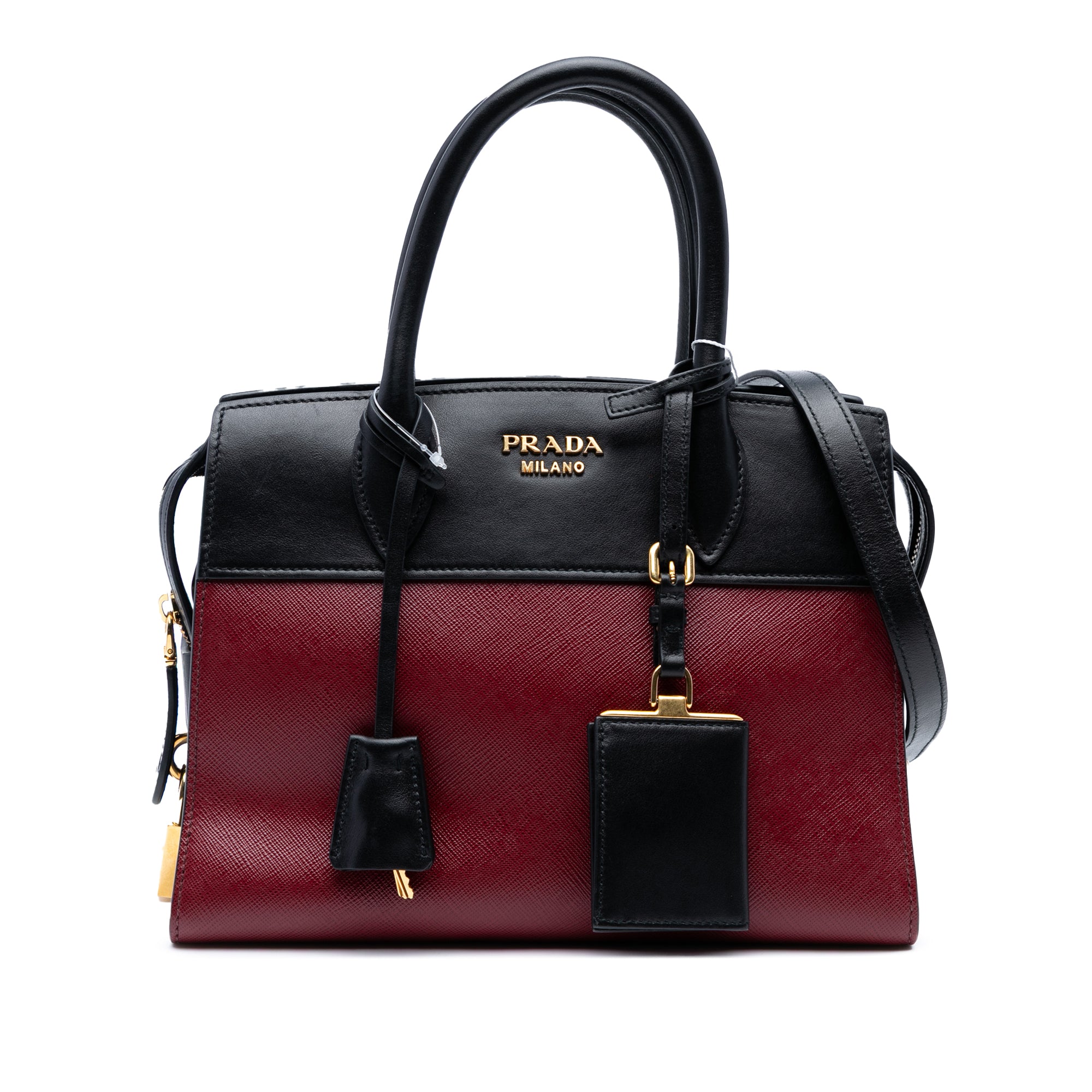 Small Saffiano And City Calf Esplanade Satchel