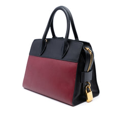 Small Saffiano And City Calf Esplanade Satchel